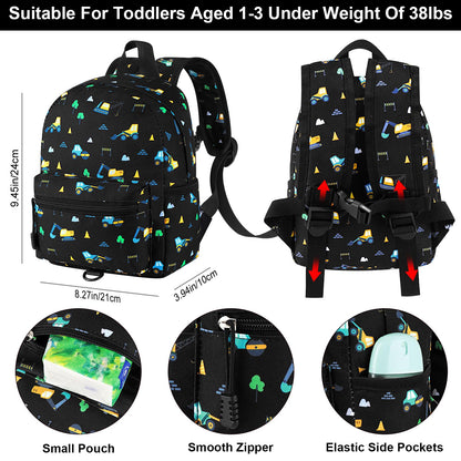 Accmor Toddler Backpack Leash, Cute Unicorn Baby Backpacks with Anti Lost Wrist Link, Mini Kids Backpack Leash Walking Harness for Outdoor Travel, Adorable Backpack Tether for Boys Girls 1-3 (Purple)