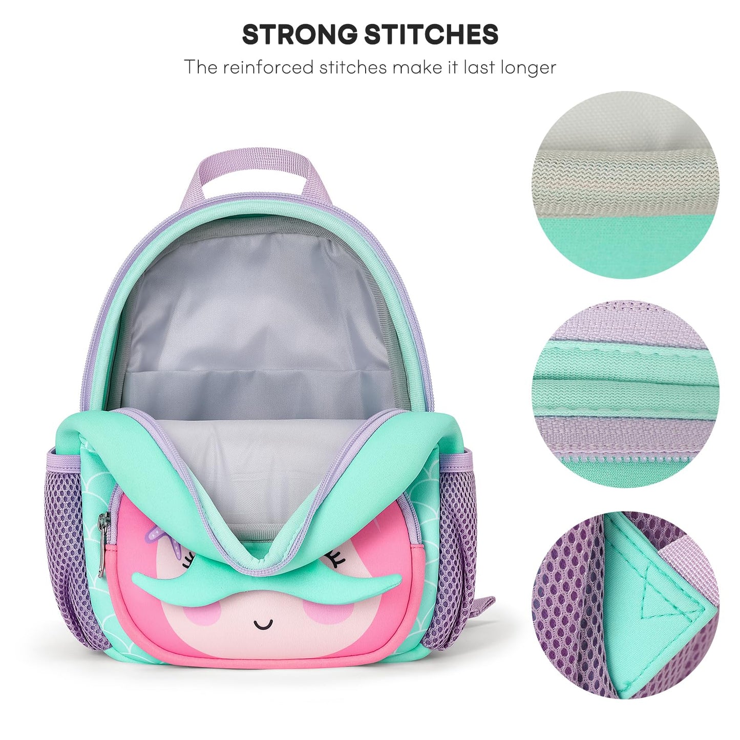 mibasies Toddler Backpacks for Girls 2-4: Baby Preschool Backpack - Kids Unicorn Backpack for Boys Girls - 12inch Mini School Bag