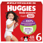 Huggies Size 4 Baby Diapers, Little Movers HuggFit 360° Baby Diapers with 360° Waistband, Size 4 (22-37 lbs), 144 Count, Packaging May Vary