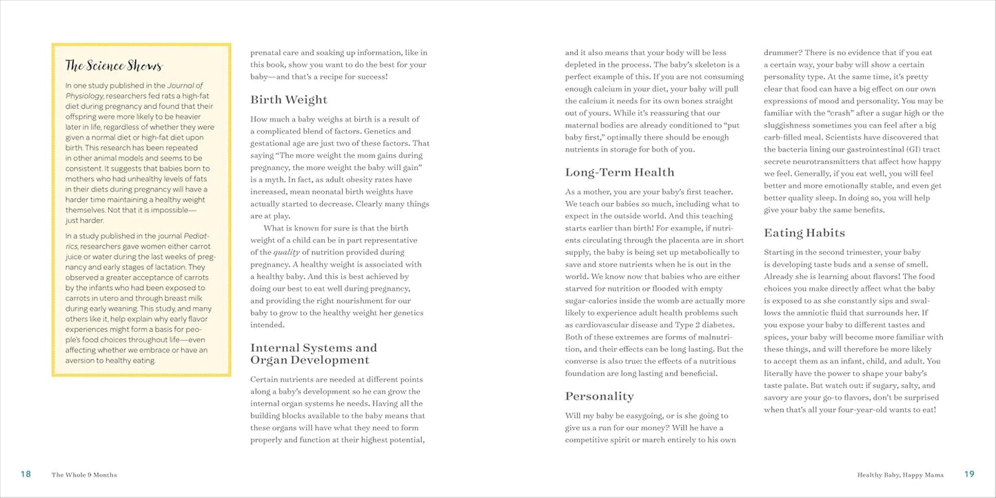 The Whole 9 Months: A Week-By-Week Pregnancy Nutrition Guide with Recipes for a Healthy Start