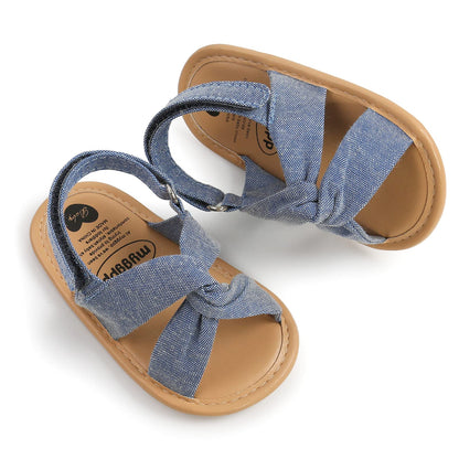 Infant Baby Girls Boys Summer Sandals Premium Unisex Non Slip Rubber Soft Sole Breathable Toddler First Walker Outdoor Beach Shoes