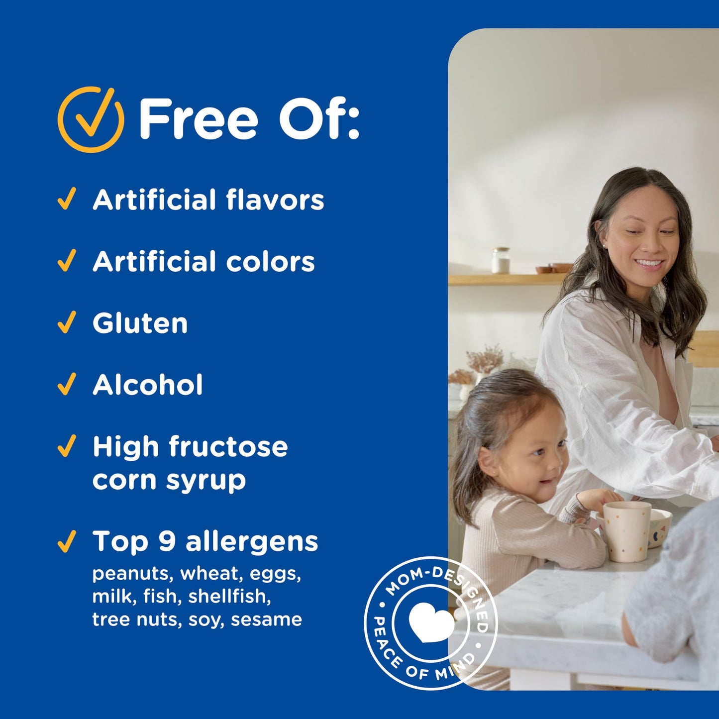 Mommy's Bliss Organic Elderberry Syrup & Immunity Boost With Vitamins, Prebiotics & Echinacea for Kids & Adults 1 yr+, 3 Fl Oz