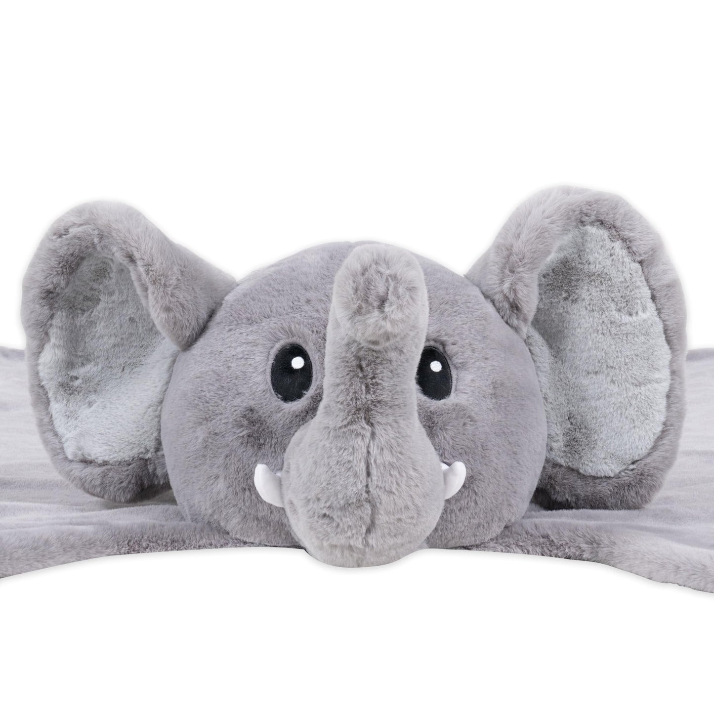 Plush PlushieRugs - Animal Rug for Kids Room, Fluffy Nursery and Fur Kids Rugs for Playroom - Big Large Stuffed Animals Irregular Shaped Rug that Works Great as Woodland Nursery Decor (Dinosaur)