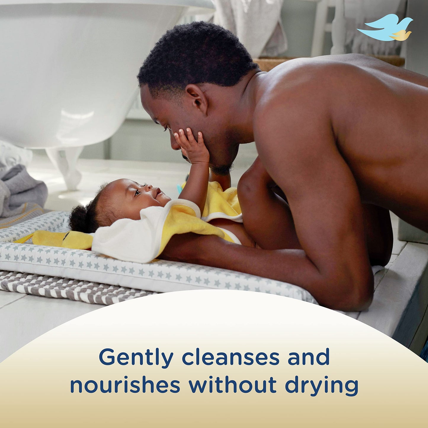 Baby Dove Sensitive Baby Wash Melanin-rich Skin Nourishment For Baby Bath Time Tear-Free and Hypoallergenic 34 oz