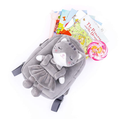 Lazada Girls Backpack with Doll Toddler Toys Baby Girls Gifts Rag Dolls 9.5“