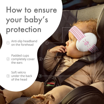 Alpine Muffy Baby Ear Protection for Babies and Toddlers up to 36 Months - CE & ANSI Certified - Noise Reduction Earmuffs - Comfortable Baby Headphones Against Hearing Damage & Improves Sleep - Green