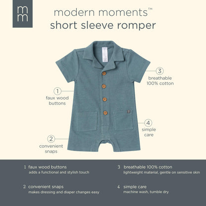 Modern Moments by Gerber baby-boys Short Sleeve Romper
