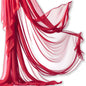 Barcelonetta | Chiffon Fabric | Decoration, Drapery Fabric | Wedding, Gender Reveal, Baby Shower, Birthday | for Arbor, Arch, Canopy, Table and Chair Decoration (Dusty Rose, 10 Yards)