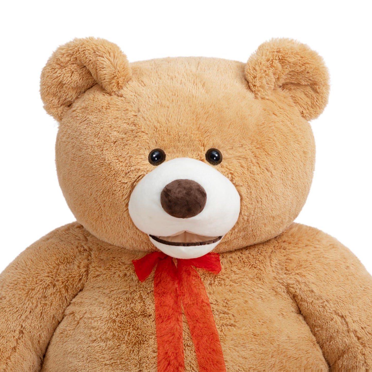 HollyHOME 6ft Teddy Bear Giant Teddy Bear Stuffed Animal with Embroidered Paws Holiday Valentine's Toy Gift for Girlfriend Kids 72 inches Brown