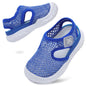 LeIsfIt Toddler Sandals Boys Girls Wide Sandals Kids Water Sandals Barefoot Water Shoes for Beach Swim Lightweight Closed Toe Summer Sandals