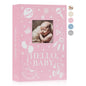 Lanpn Baby Photo Album 4x6 300 Pockets, Linen Newborn Bebe Ultrasound Photo Album with Memo Writing Area, Cover Photo Book, Picture Album for kids, Baby Girl Boy Memory Book Keepsake Colorful