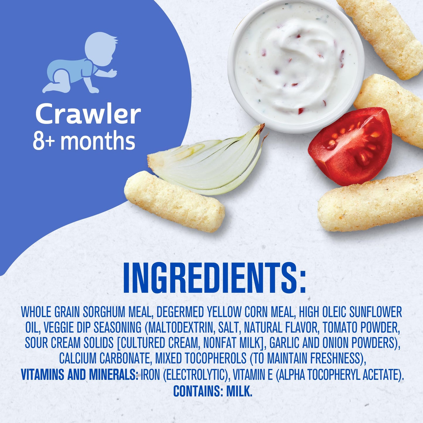 Gerber Snacks for Baby Lil Crunchies, Mild Cheddar, 1.48 Ounce (Pack of 6)