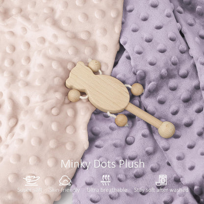 Susurration 2Pack Changing Pad Covers Super Soft Minky Dots Plush Changing Table Covers 33x17x7in Breathable Changing Pad Sheets for Unisex Baby Girls and Boys (Beige&Brown)