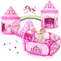 Sumbababy Kids Tent with Crawl Tunnel: Ball Pit Tent for Toddlers - Ball Pit Tunnels for Young Children - Pop Up Baby and Toddler Tent for Indoor & Outdoor