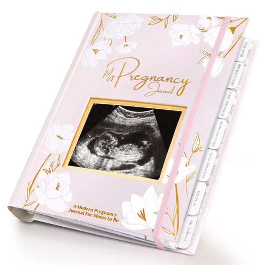 Pregnancy Journal, Pregnancy Announcements - 80 Pages Hard Cover Baby Books For Mom To Be Gift, Baby Memory Book Keepsake, Gender Reveal Gifts For New Moms, Mother's Day Gifts (Clay)