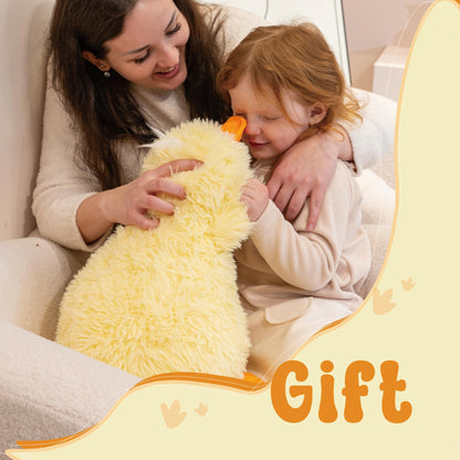 43" Giant Duck Stuffed Animals, Large Stuffed Duck Plush Toys, Big Plush Stuffed Animal, Soft Jumbo Stuffed Animals Gifts for Kids Adults on Birthday Children's Day Christmas or Any Festivals