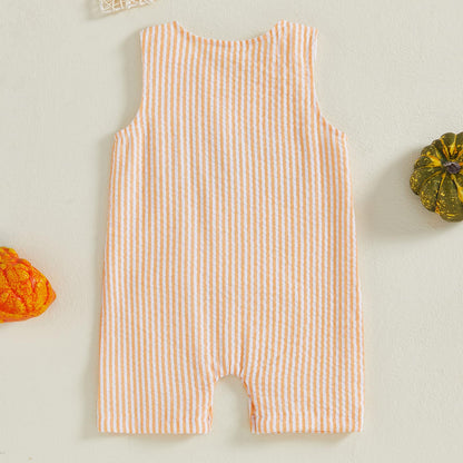 YINGISFITM Newborn Baby Boy Clothes Sailboat Overalls Sleeveless Jumpsuit Infant Bodysuit Toddler Outfits