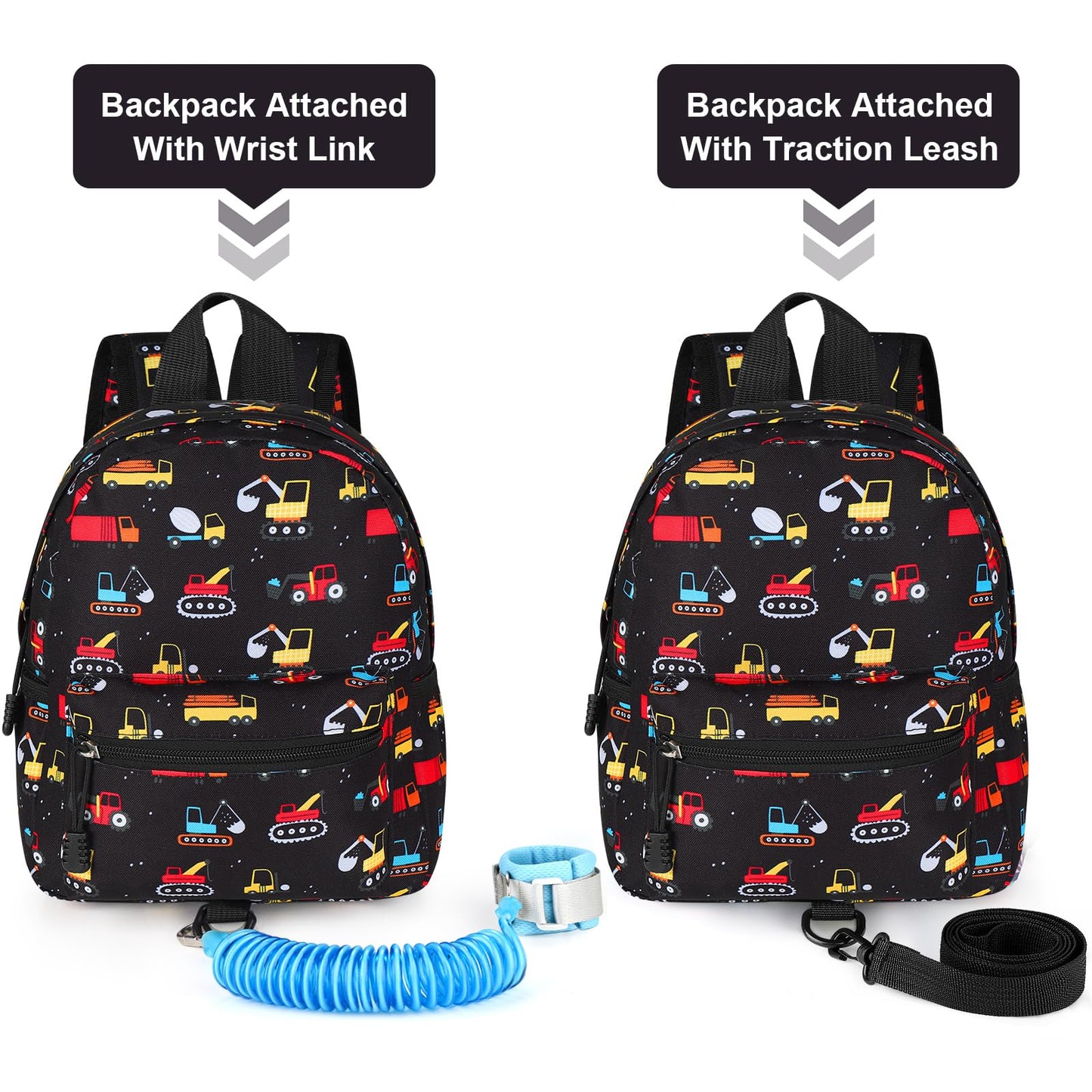 Accmor Toddler Backpack Leash, Cute Unicorn Baby Backpacks with Anti Lost Wrist Link, Mini Kids Backpack Leash Walking Harness for Outdoor Travel, Adorable Backpack Tether for Boys Girls 1-3 (Purple)