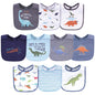 Hudson Baby Unisex BabyCotton Bibs