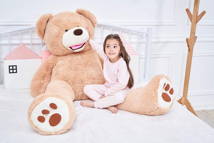 IKASA Giant Teddy Bear Plush Toy Stuffed Animals(Brown,78 inches)