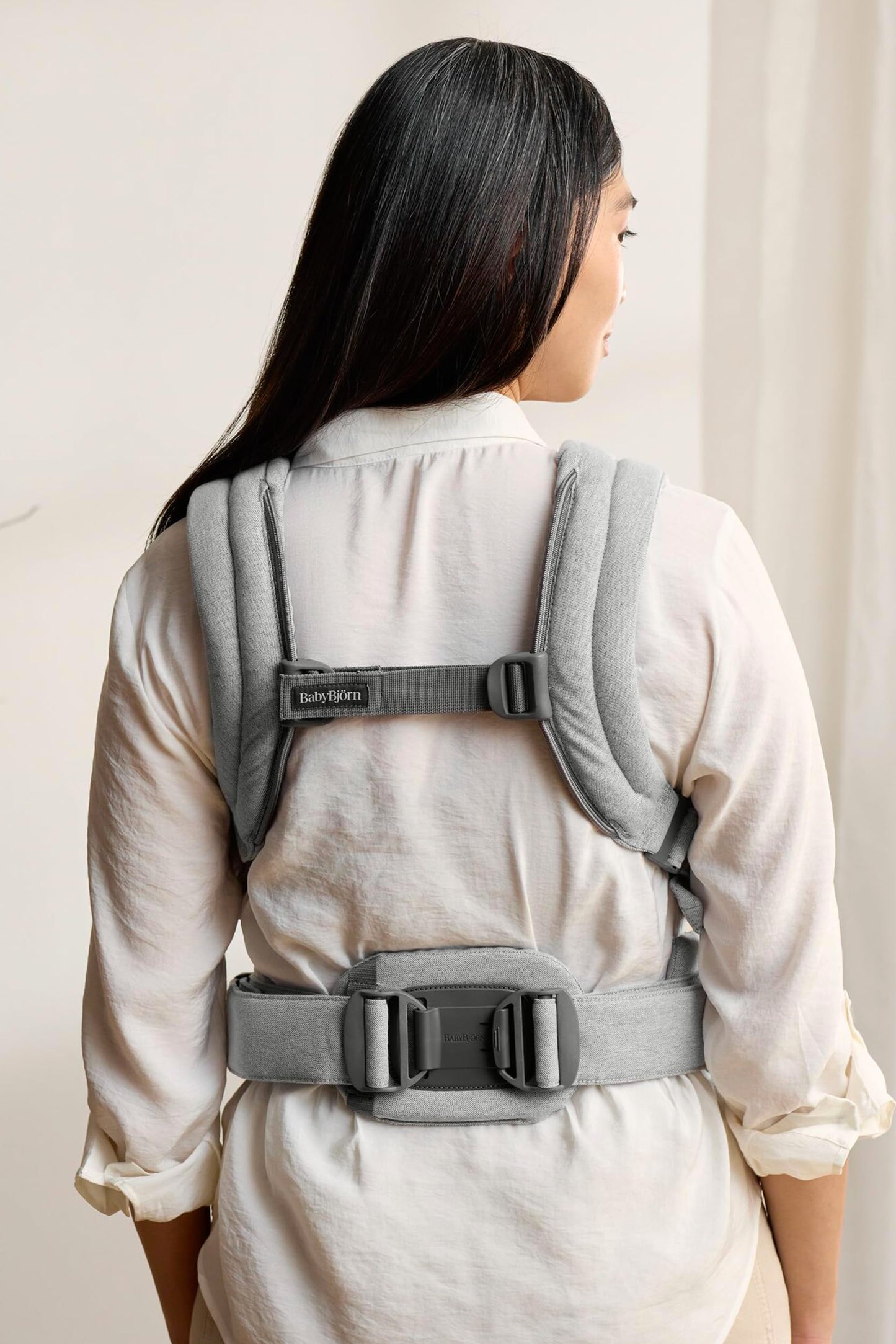 BabyBjörn Baby Carrier Harmony, Cream, 3D Mesh, 3-in-1 Ergonomic Baby Carrier; Newborn, Facing-in, Outward-Facing, and Back Carrying Positions Supported (7-40 lbs), Newborn to Toddler