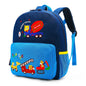 Car Dinosaur Kids Toddler Backpack for Boys and Girls Children Waterproof Preschool Bag(Red Music Party)