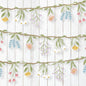 Cheerland Flower Banner Wildflower Garland for Enchanted Garden Party Woodland Theme Picnic Wedding Baby Shower Birthday Onederland Tea Party Supplies Girl Party Decorations