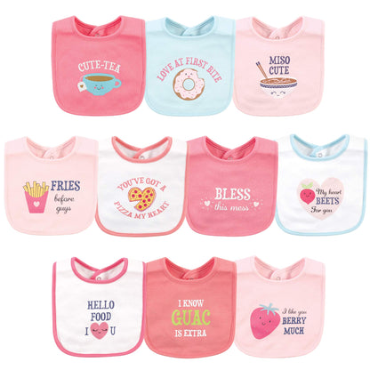 Hudson Baby Unisex BabyCotton Bibs