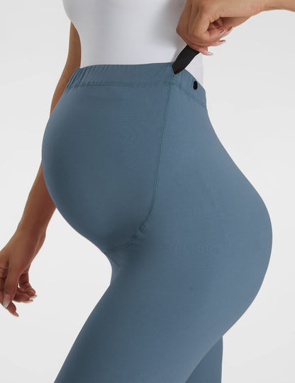 Buttergene Women's Maternity Leggings over the Belly Pregnancy Active Wear Workout Yoga Tights Pants
