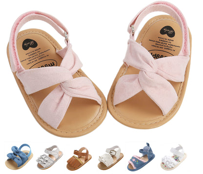 Baby Girls Sandals Summer Shoes Outdoor First Walker Toddler Girls Shoes for Summer
