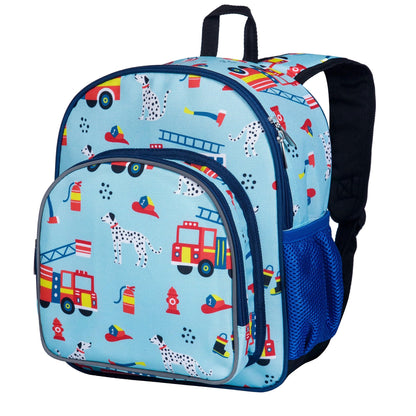 Wildkin 12-inch Kids Backpack – Padded, Adjustable, Ideal for Daycare & Travel - Trains, Planes, and Trucks