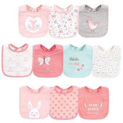 Hudson Baby Unisex BabyCotton Bibs