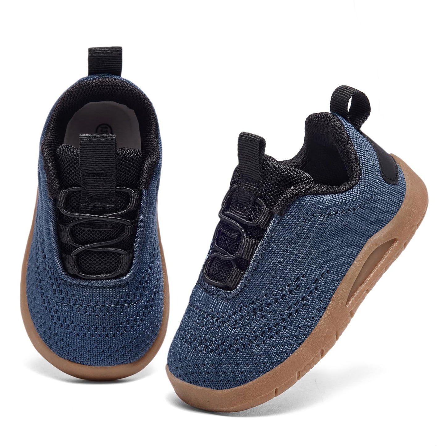 MORENDL Toddler Slip On Sneakers Baby Walking Shoes Non-Slip Breathable Boys & Girls Tennis Shoes Infant Running Shoes