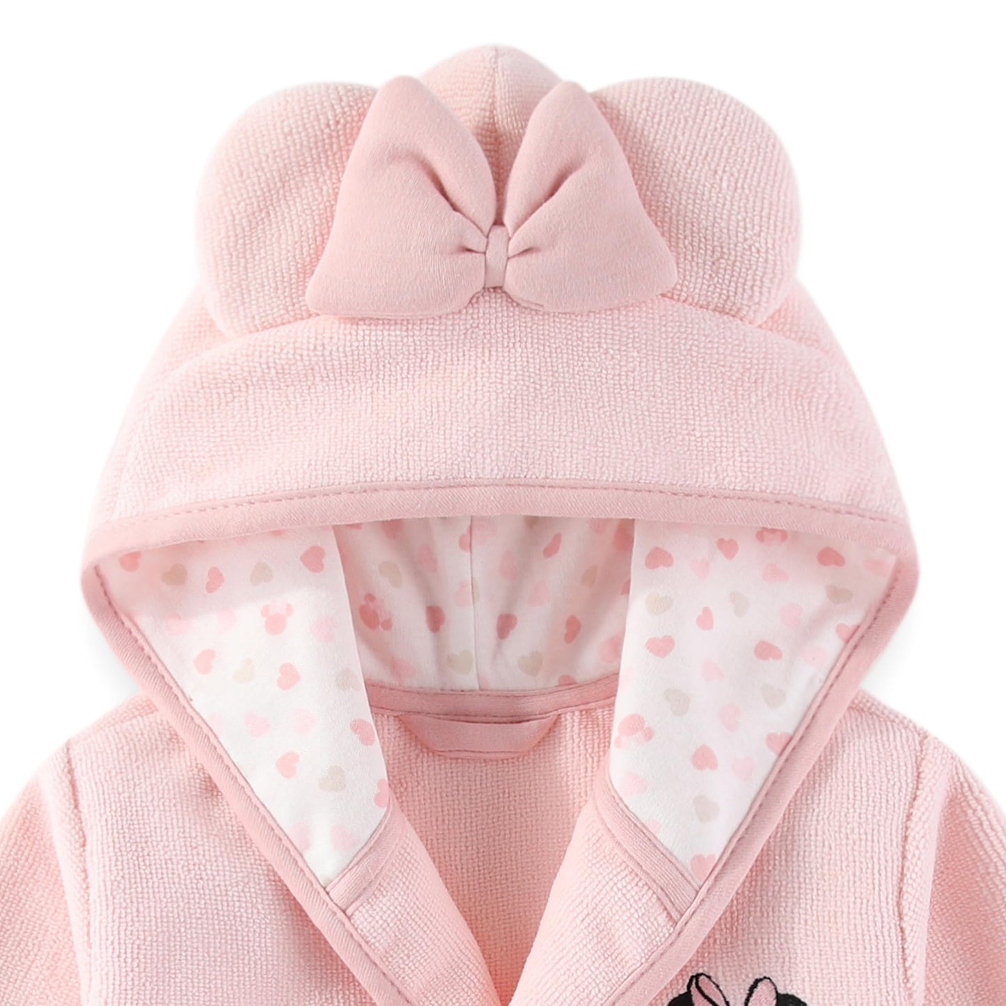 Disney Baby Winnie the Pooh Mickey Minnie Mouse Boys Girls Terry Hooded Towel Bathrobe with Ears One Size