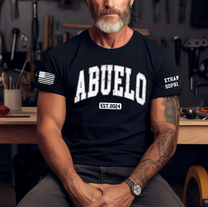 Personalized Custom Grandpa Shirt, Fathers Day Shirt Gifts for Grandpa, Gifts for Dad