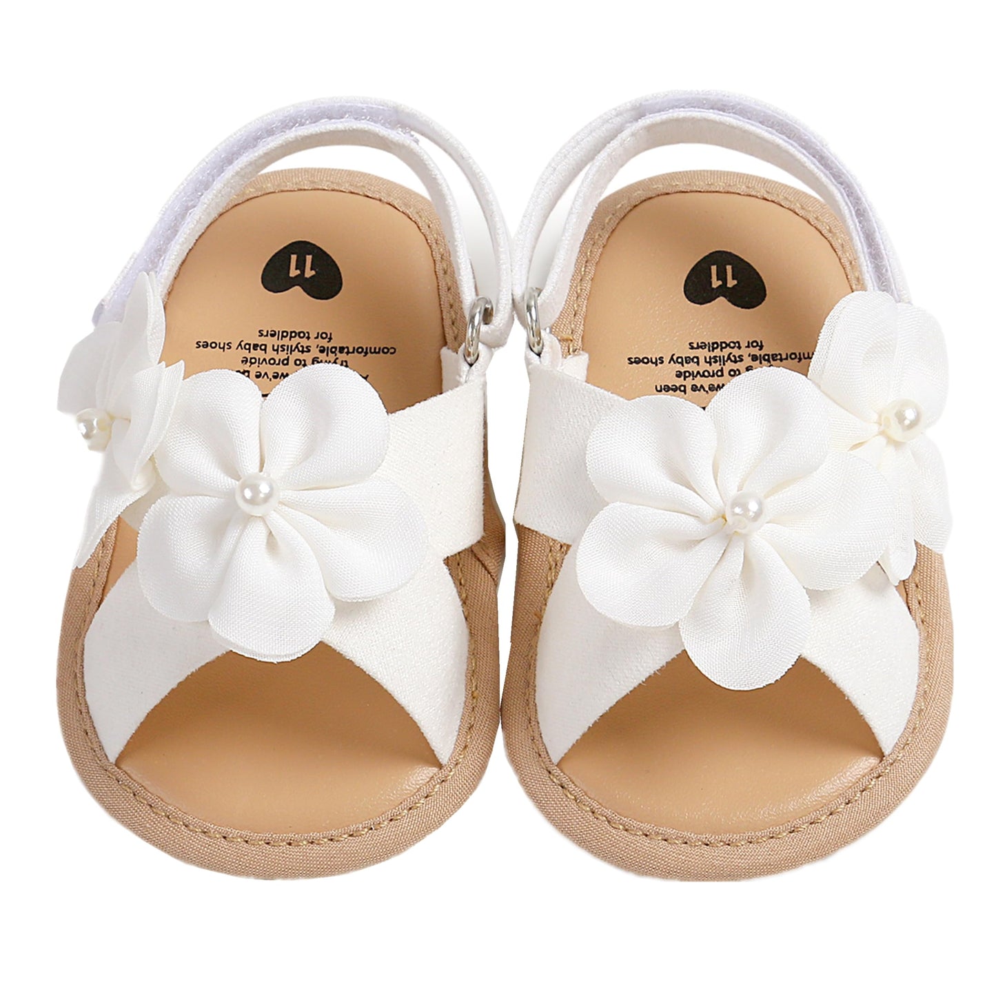 Baby Girls Sandals Summer Shoes Outdoor First Walker Toddler Girls Shoes for Summer
