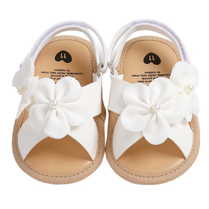 Baby Girls Sandals Summer Shoes Outdoor First Walker Toddler Girls Shoes for Summer