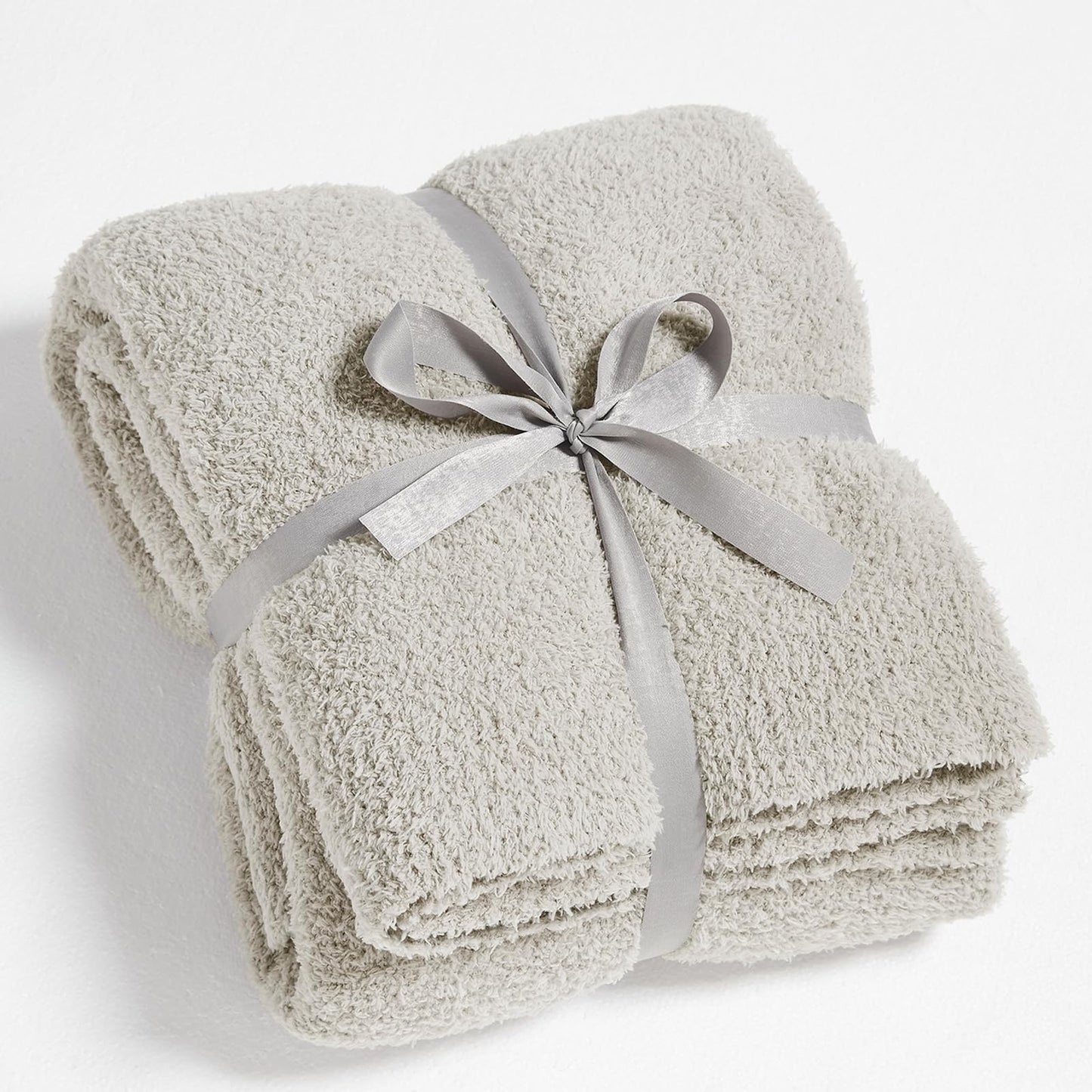 CYMULA Kids Blanket for Boys Girls 30x40 inches, Soft Cozy Fuzzy Swaddle Throw Blanket for Crib Stroller, White