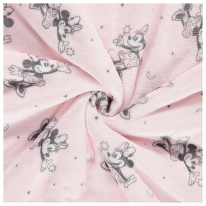 Disney Mickey Mouse, Minnie Mouse, Winnie The Pooh, Lilo and Stitch 2-Ply Infant Blanket - Soft Fleece with Polyfill - Cozy and Warm Baby Blanket for Baby Boys and Girls, 30x40 Inches