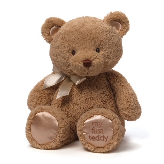 GUND Baby My First Teddy Bear, Ultra Soft Animal Plush Toy for Babies and Newborns, Tan, 10”