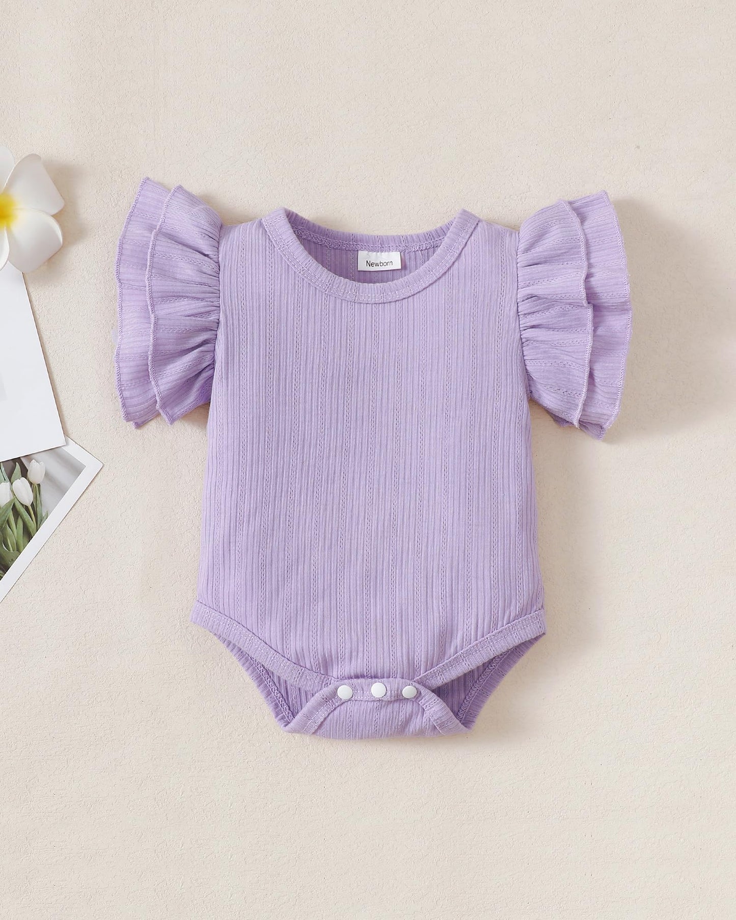 Mioglrie Preemie Clothes Girl Newborn Girl Outfits Infant Baby Girl Clothes Summer Romper Dress Shorts Set