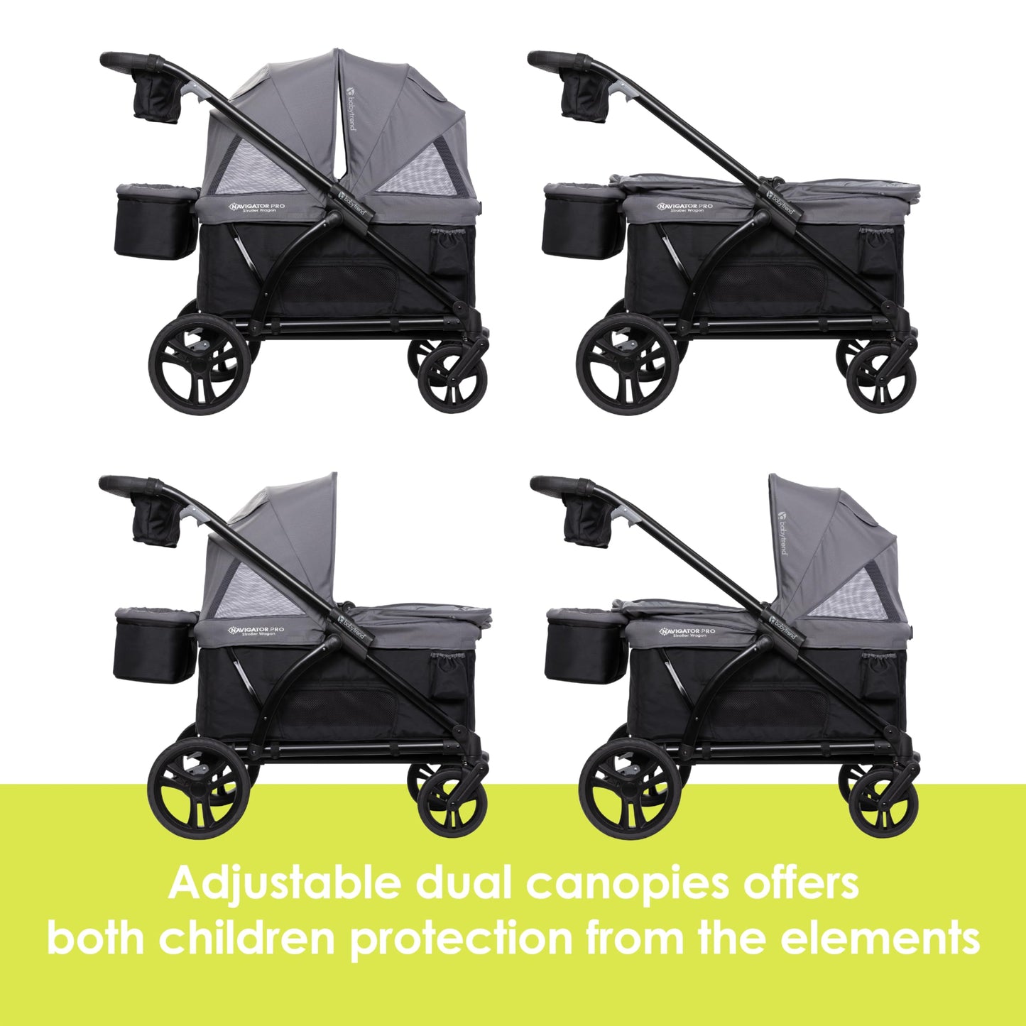 Baby Trend Expedition Stroller Wagon, Liberty Midnight