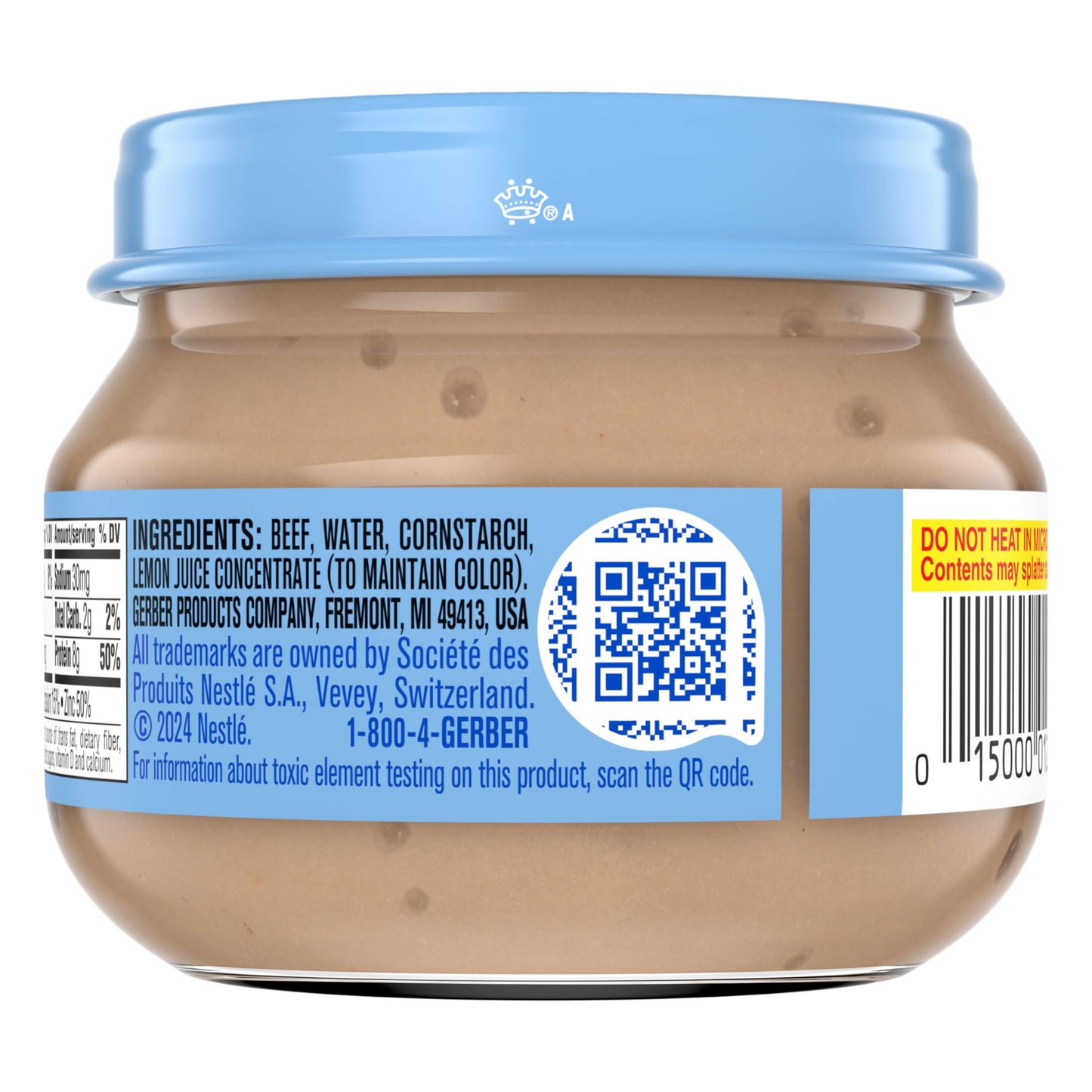 Gerber Chicken and Gravy Baby Food, 2.5 Oz