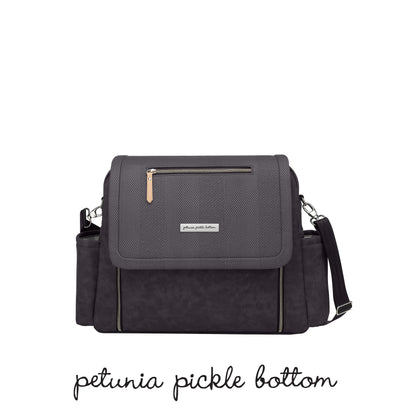 Petunia Pickle Bottom Boxy Backpack Deluxe, Diaper Bag for Parents, Stylish Baby Bag, Spacious Backpack, On-The-Go Moms, Toffee Rose