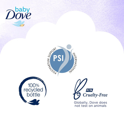 Baby Dove Sensitive Skin Care Baby Wash Calming Moisture For a Calming Bath Wash Hypoallergenic and Tear-Free, Washes Away Bacteria 13 oz