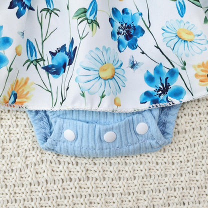 Baby Girl Clothes Newborn Romper Dress Infant Lace Ruffle Sleeveless Summer Outfits with Headband 0-12 Months