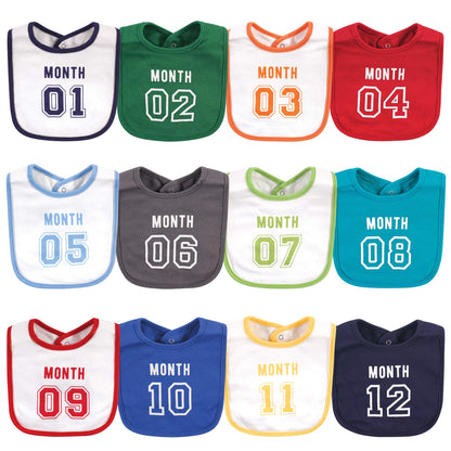 Hudson Baby Unisex BabyCotton Bibs