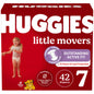 Huggies Size 6 Diapers, Little Movers Baby Diapers, Size 6 (35+ lbs), 108 Count, Packaging May Vary