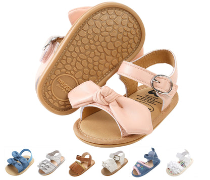 Baby Girls Sandals Summer Shoes Outdoor First Walker Toddler Girls Shoes for Summer