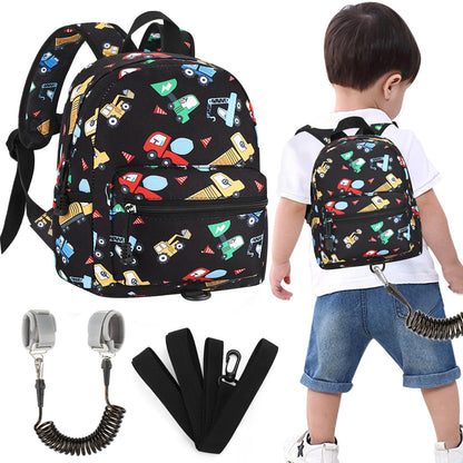 Accmor Toddler Backpack Leash, Cute Unicorn Baby Backpacks with Anti Lost Wrist Link, Mini Kids Backpack Leash Walking Harness for Outdoor Travel, Adorable Backpack Tether for Boys Girls 1-3 (Purple)